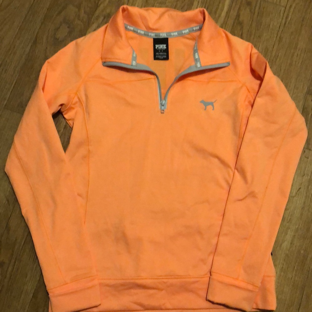 Victoria’s Secret pink 1/4 zip pullover like new